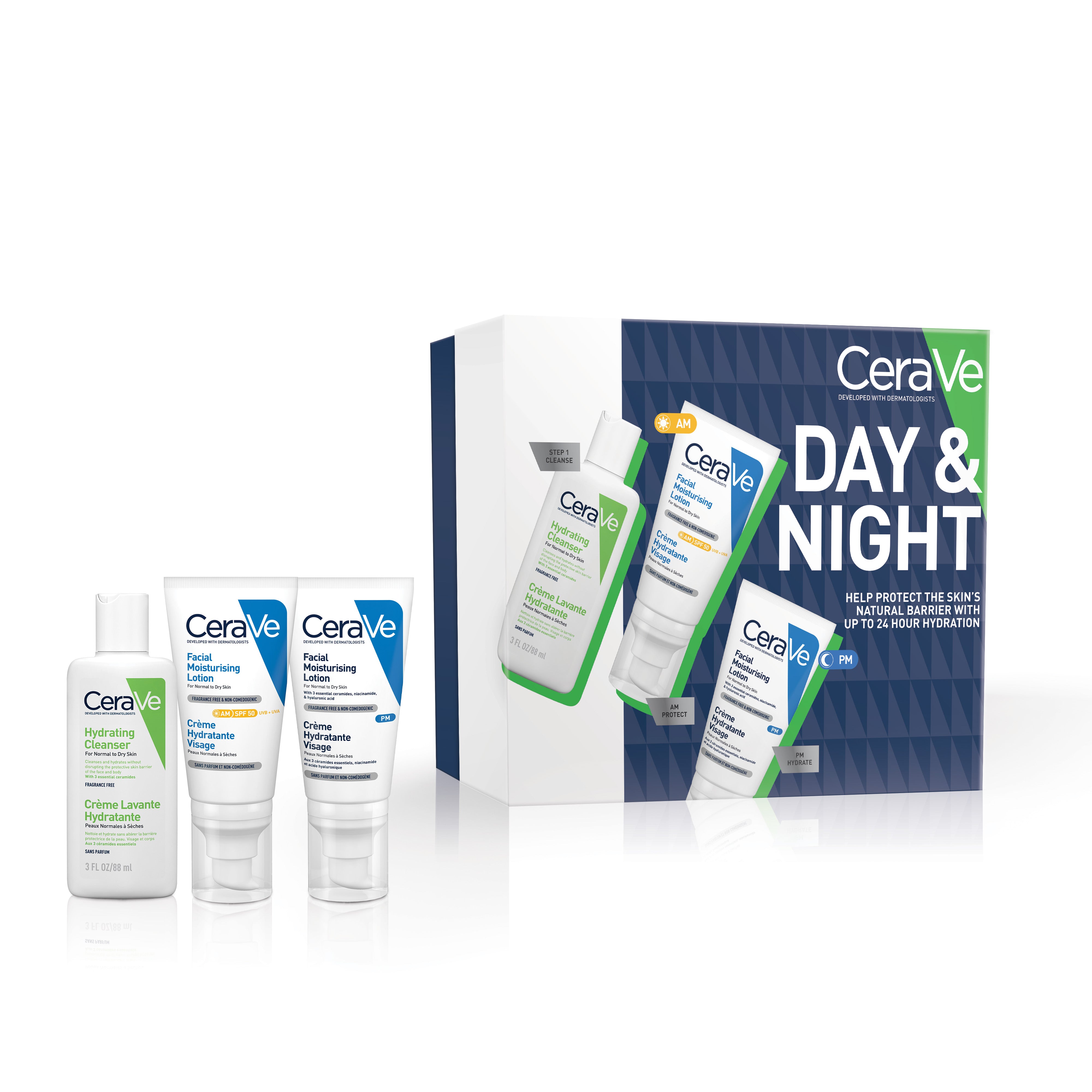 CeraVe Day & Night Facial Hydration Giftset