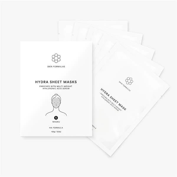 Skin Formulas Hydra Sheet Masks  HA Formula 5Pk