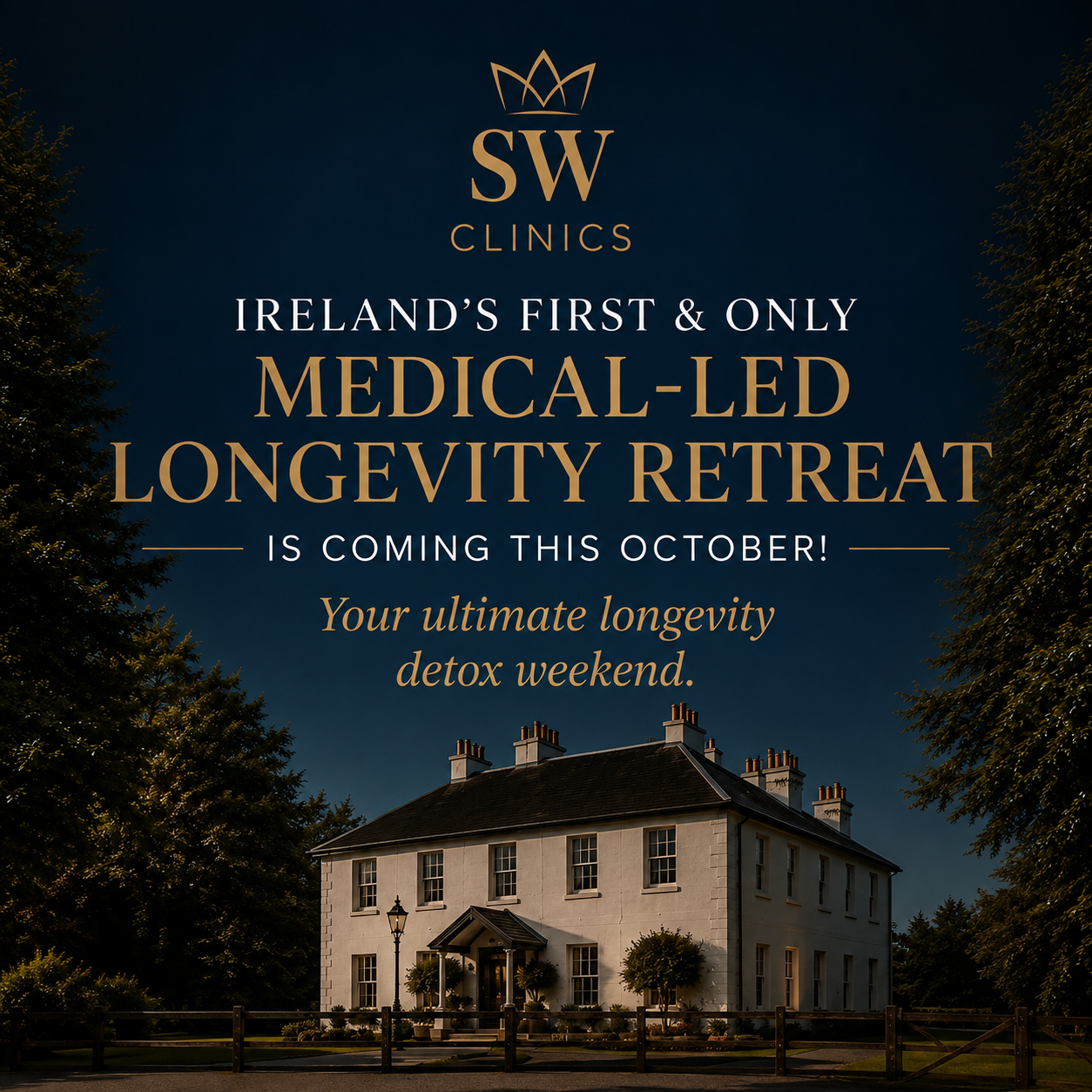SWC Medical Longevity Retreat Detox Weekend (October 2026)