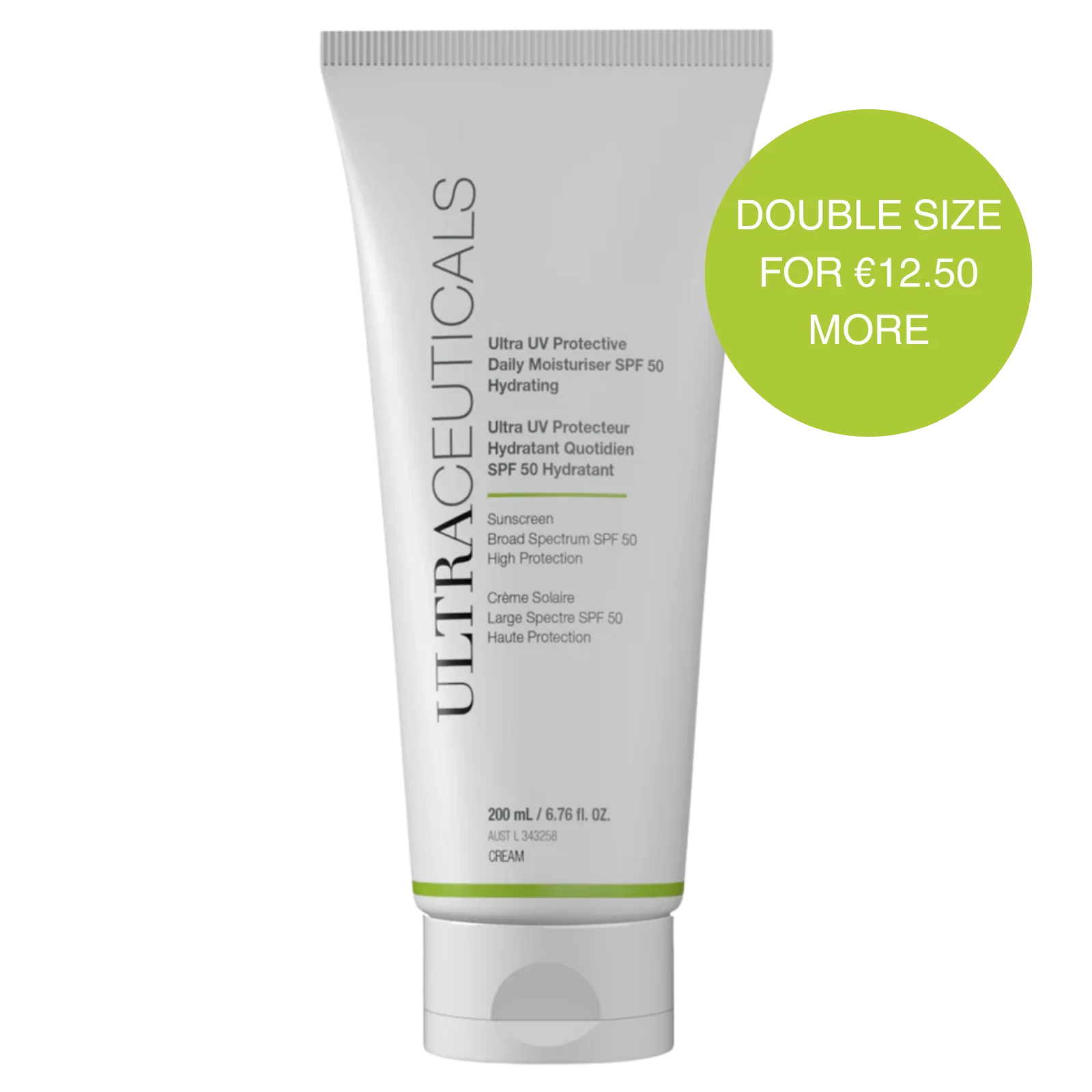 Ultraceuticals Limited Edition Ultra UV Protective Daily Moisturiser SPF 50 Hydrating 200mL