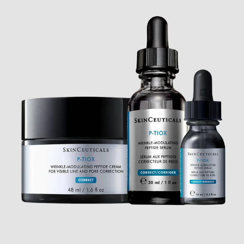 SkinCeuticals P-TIOX Anti-Wrinkle Cream 48ml + P-TIOX Serum 30ml + P-TIOX 15ml FREE