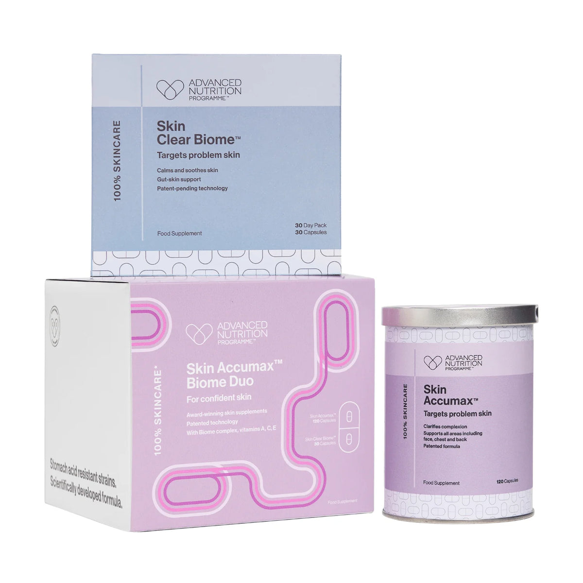 Advanced Nutrition Programme Skin Accumax™ Biome Duo (Worth €139)