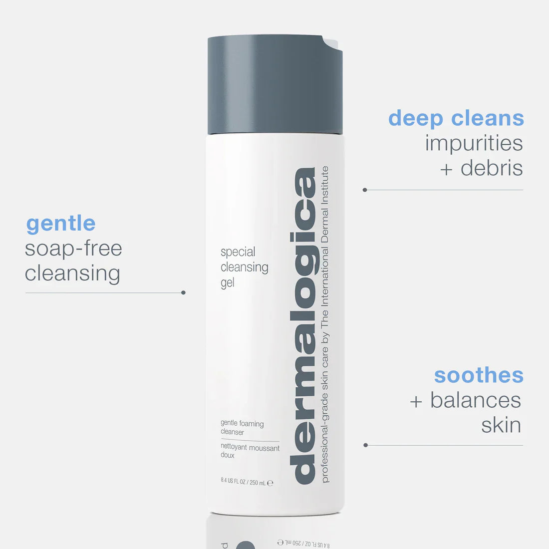 special cleansing gel + skin smoothing cream