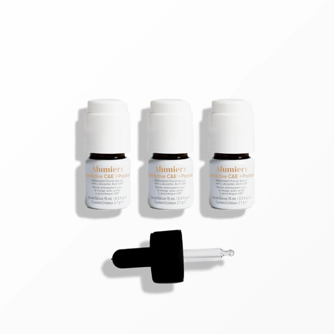 AlumierMD EverActive C&E™ + Peptide Serum 3x15ml - Professional Value Pack