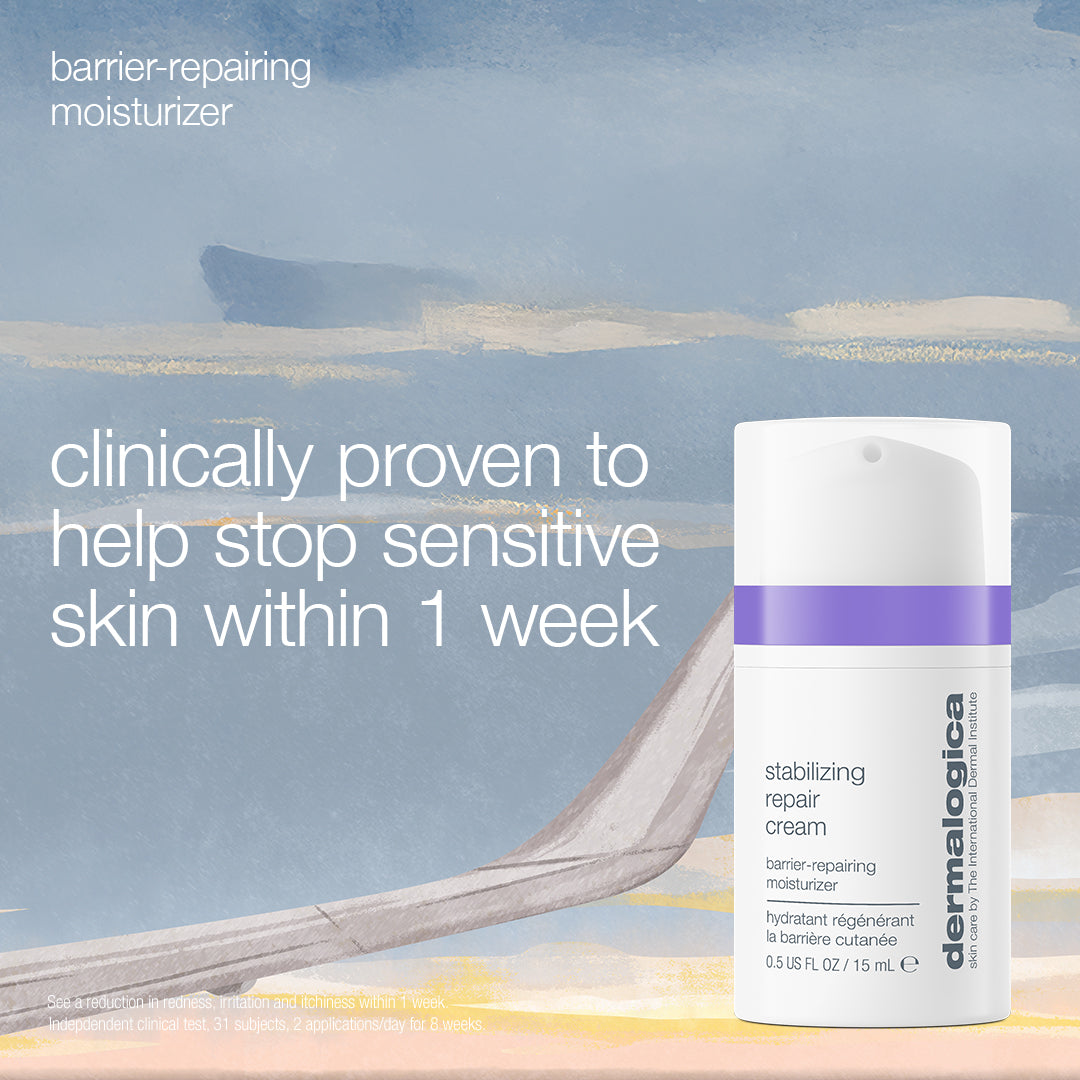 Dermalogica stabilizing repair cream + ultracalming cleanser