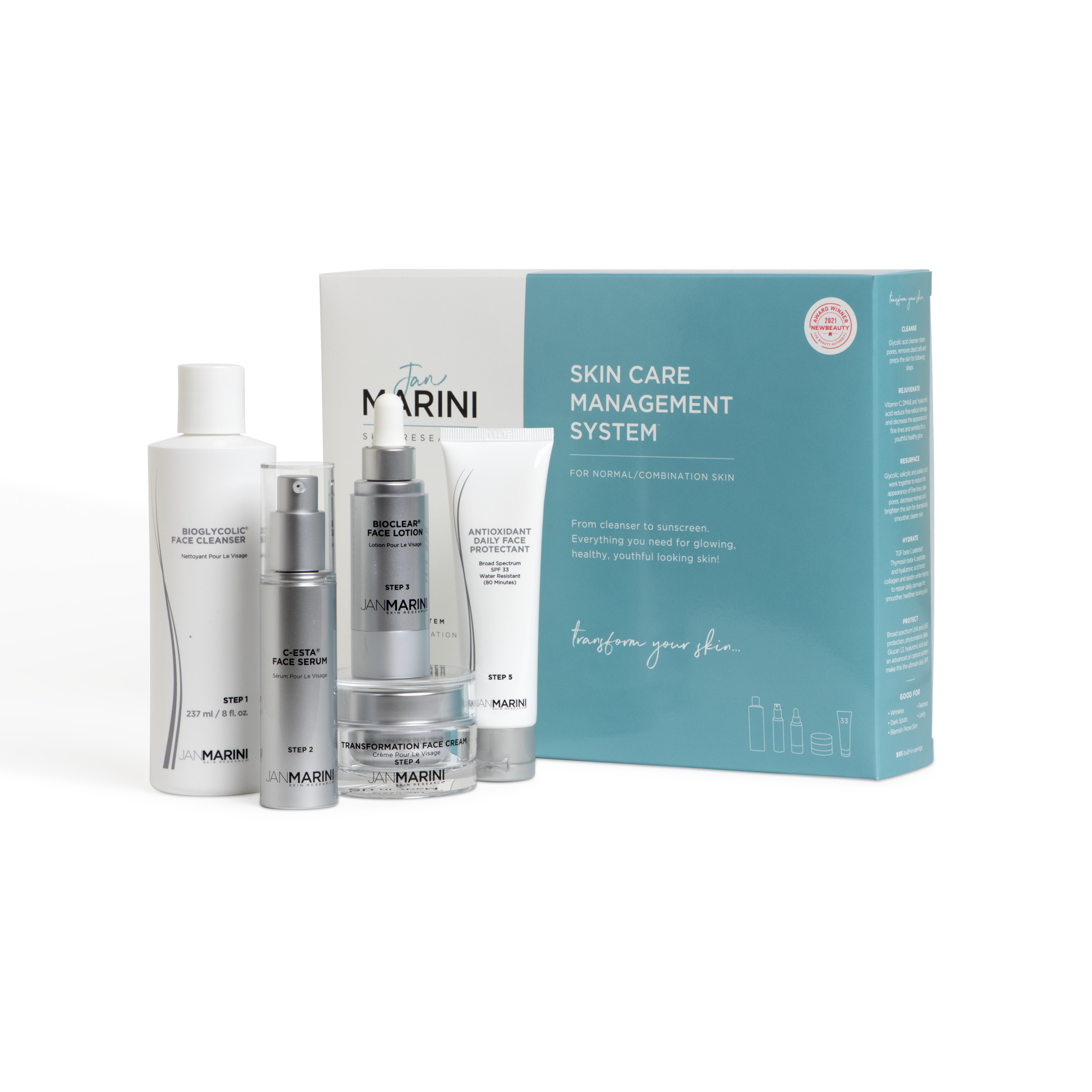 Jan Marini A Skin Care Management System - Normal Combo w/ DFP SPF 33