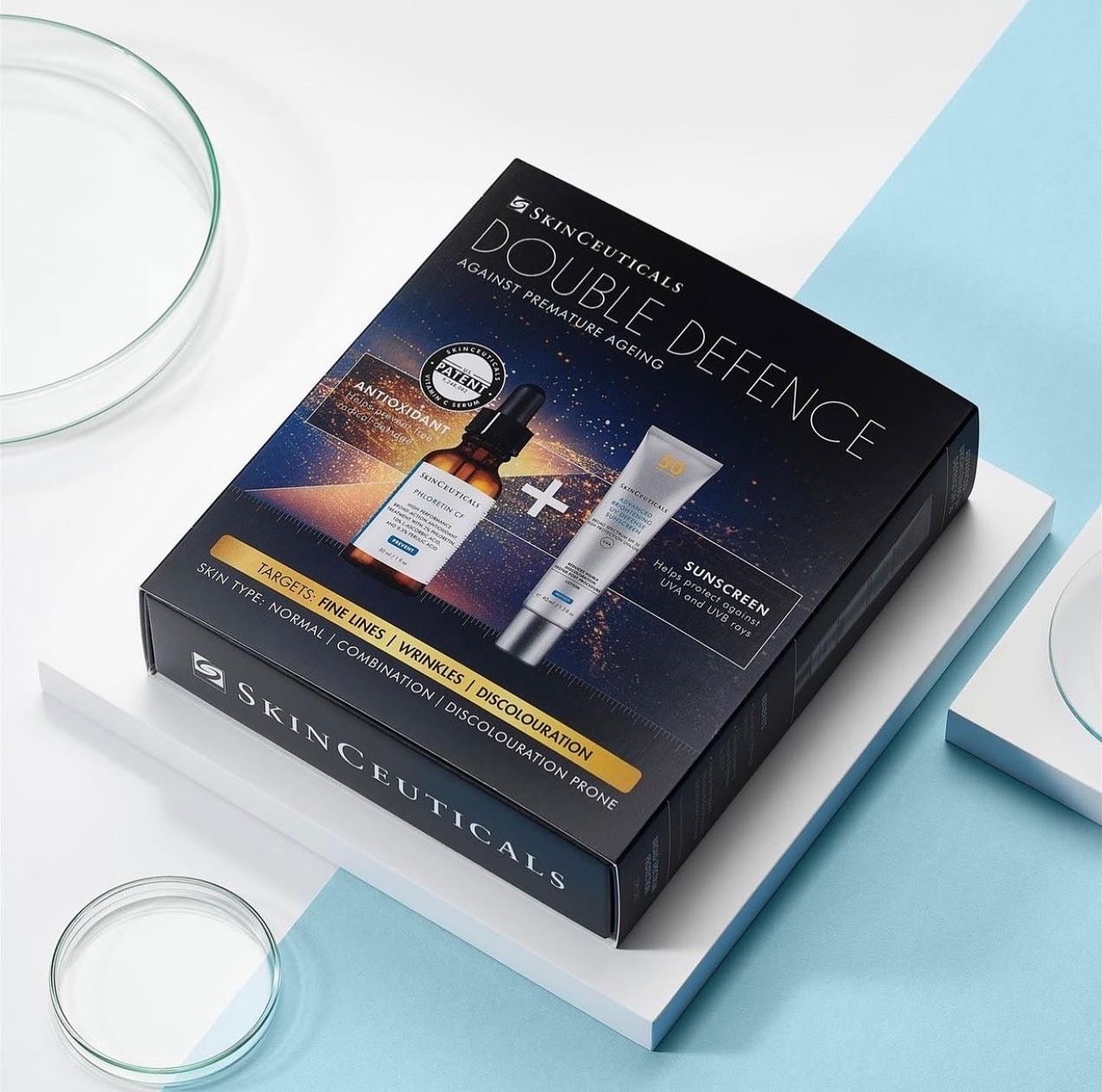 SkinCeuticals Phloretin CF Double Defence Kit for Normal/Combination Skin (FREE SPF save €50)
